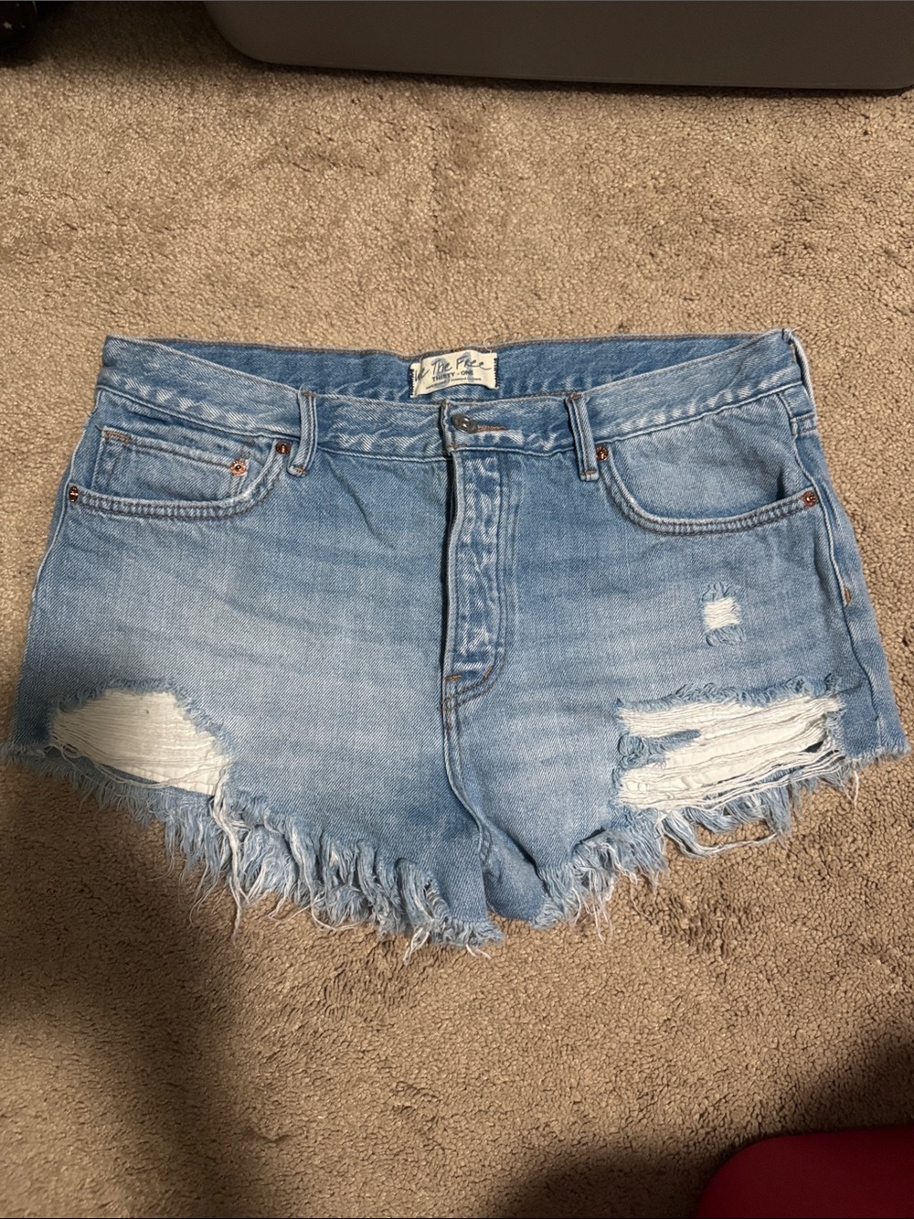 We The People Light Blue Denim Jean Shorts women’s 31